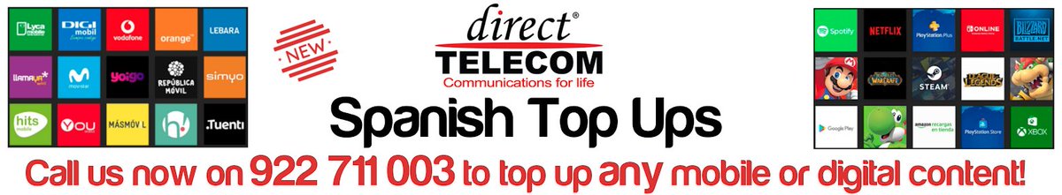 DirectTelecom's tweet image. direct-telecom.es/top-ups-for-mo…