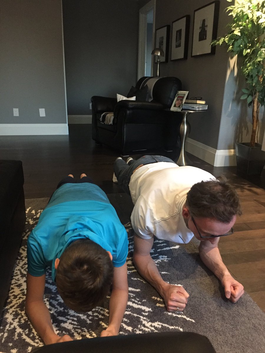 MrKTersigni's tweet photo. @SJK_School how about this father-son duo for the plank challenge during Our Ecology Lesson! Way to go Eli! 👍🏽🏋️♀️💥#commit20 #Grade7Science #sciencefromhome https://t.co/X7VtHznTIv