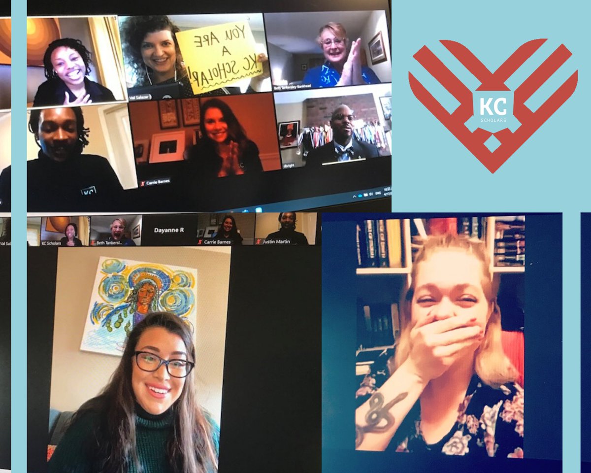 We invite you to support KC Scholars to provide postsecondary opportunity to more Scholars- just like these adults who recently learned they received an Adult Learner Scholarship to return to college &amp; complete their degree. #GivingTuesdayNow 

Donate at: bit.ly/2zRnrHm