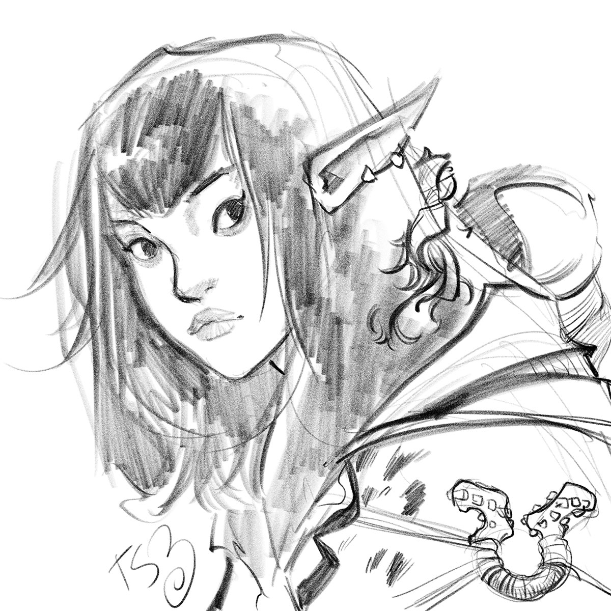 TS3's tweet image. #sketching #artistsontwitter #drawings #drawing #sketch #sketchbook #pencilart #artist_network #characterdesign #drawings #drawing  #artoninstagram #sketchbook #pencilart #artist_network #grimgotsoul #ocart