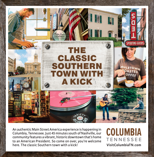 placebranders's tweet photo. For National Tourism Week we're highlighting a great destination and former client each day. #SpiritofTravel

Today is @VisitColumbiaTN . Long associated with its famed 'Mule Day', it has been experience nothing short of a small town renaissance.

https://t.co/DbsN2csaxb https://t.co/XWEYZZlCUN