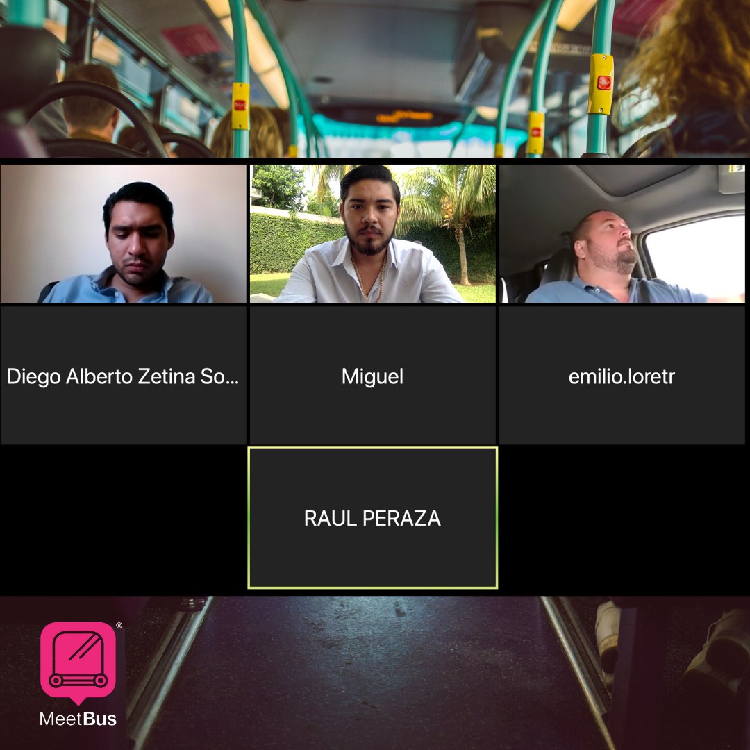 RaulSalas9's tweet photo. Vía @zoom_us, nos reunimos los socios de #K1 para definir los detalles de la versión de #MeetBus que plantea apoyar a los trabajadores del sector salud con #información de las nuevas #rutas para #hospitales, con el objetivo de #proteger a los #HéreoesDeLaSalud. Próximo lunes. https://t.co/URYZAEn6QT