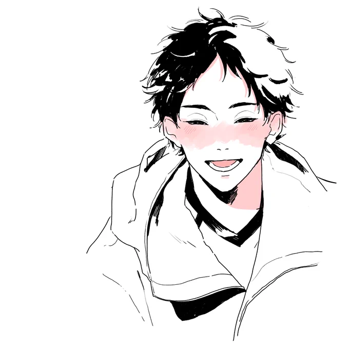 あかあしくんの笑顔可愛いよ～……(という気持ちの絵) 