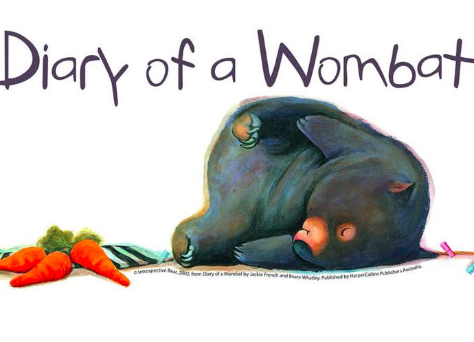 EventsUMass's tweet image. Everyone loves a bedtime story. @UMassAmherst and @umassfac present a live family-friendly reading of the children's book "Diary of a Wombat" w/ Australia's Monkey Baa Theatre Company @monkey_baa , followed by Q&amp;amp;A.  TONIGHT 5/5 7pm EDT on Facebook. umass.edu/events/cancele…