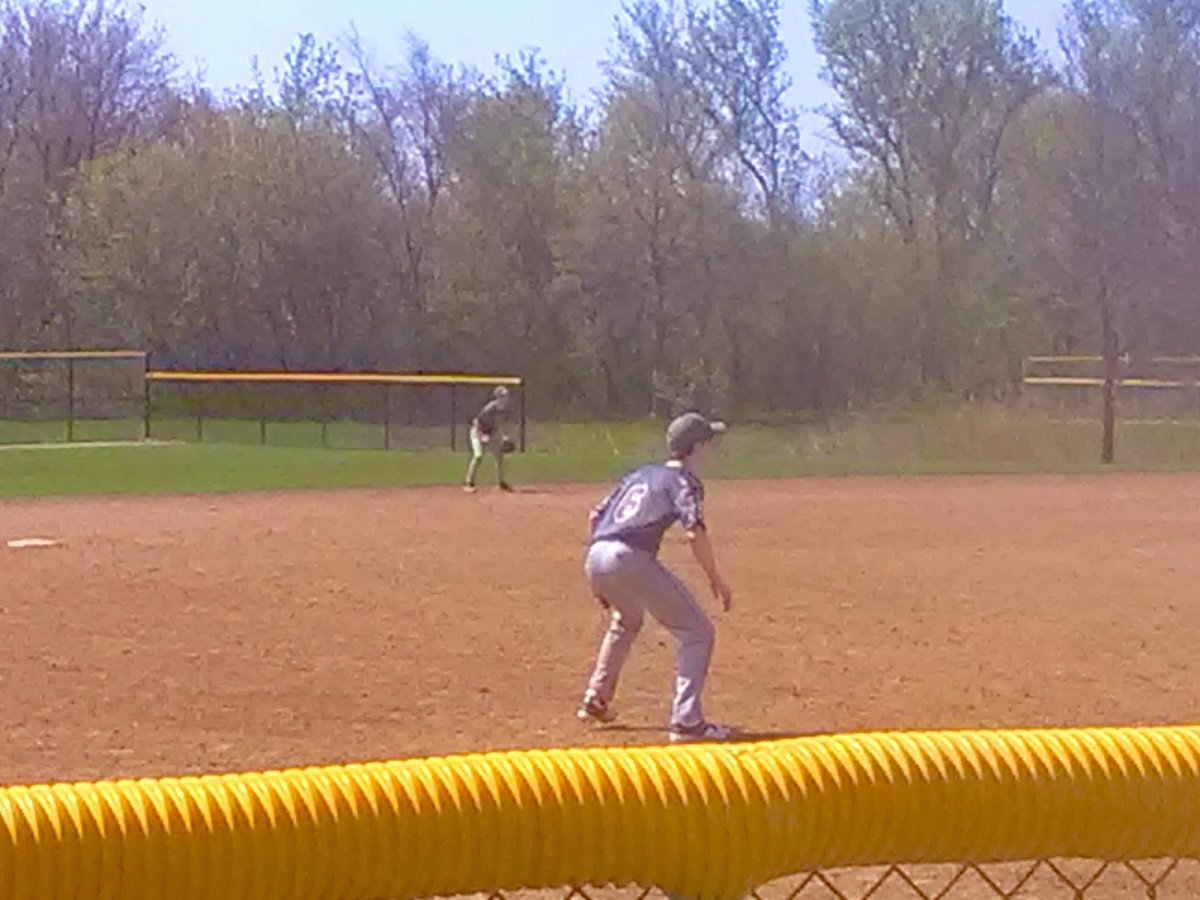 librarymom89's tweet photo. #classof2023 at the ready at third base. #fcaimpact #letthemplay #imissbaseball https://t.co/6S9S5lomQG