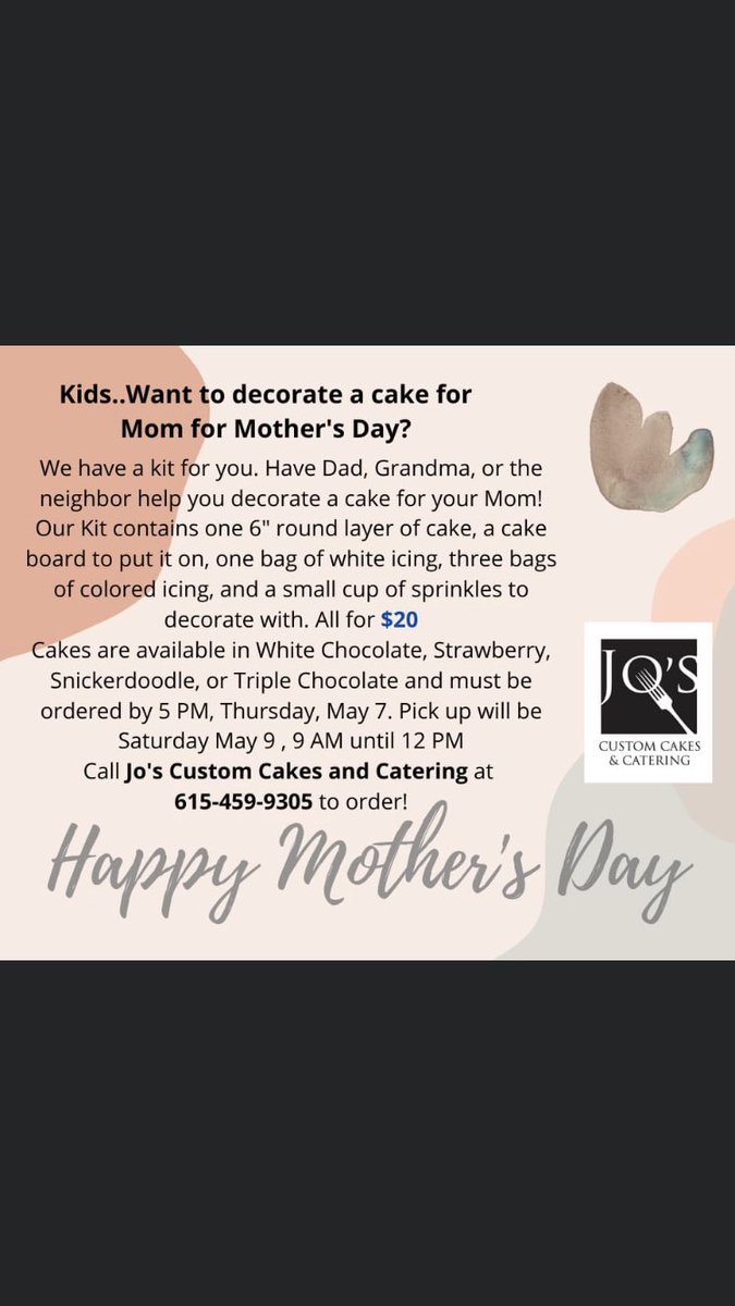 Kirst416's tweet photo. If you're looking for a mother's day activity for the kiddos! #shoplocal #smyrnatn https://t.co/qaWqXr2rqC