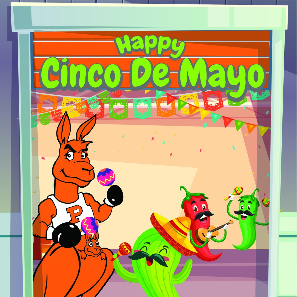 Persy would like to wish you a Happy Cinco de Mayo from his storage unit fiesta! 
#personalministorage #selfstorage #persy #storage #florida #bounceinbounceout #cincodemayo #cinco #fiesta #fiestas #storagesolutions #mexico #cincodemayoparty #tacotuesday #may #Foodie