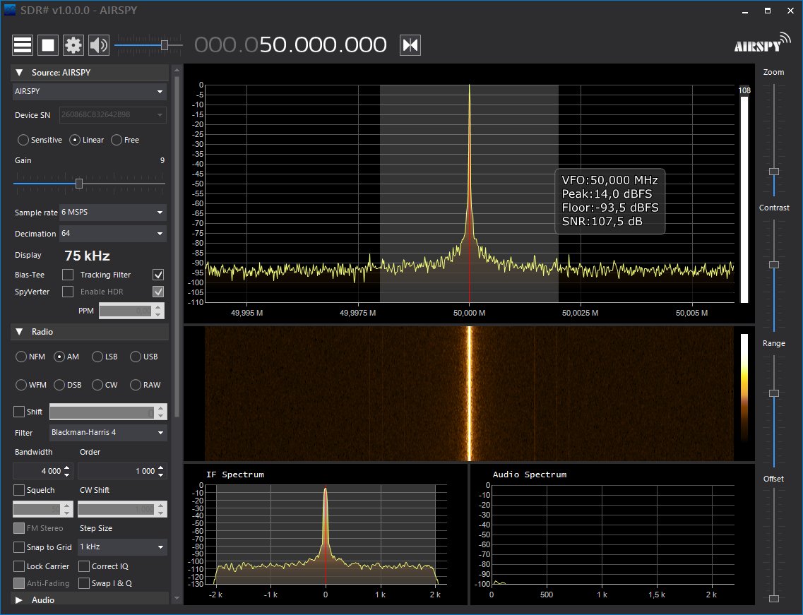 #DidYouKnow The venerable R2 and Mini are the longest running #Airspy products, and for a good reason: They can give you a respectable SNR where you need it the most.

6m => 107 dB
2m => 100 dB
70cm => 93 dB