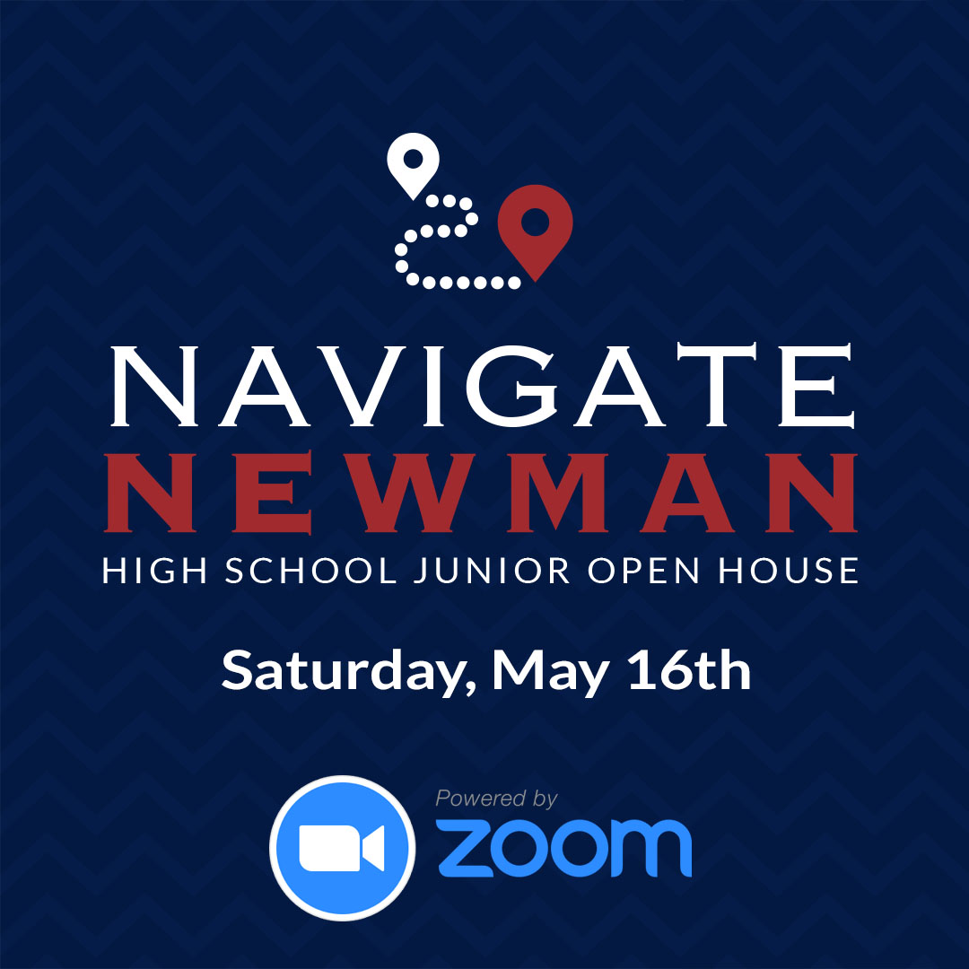 FlyNewmanU's tweet photo. Don't Miss Out on Navigate Newman, a Juniors ONLY open house. Saturday, May 16th from 9:30 a.m. to 12:00 p.m. RSVP NOW: https://t.co/jWN9tEIVQP
#HighSchoolJuniors #CollegeVirtualVisit #CollegeOpenHouse #NewmanU https://t.co/nZNaWH3w0L