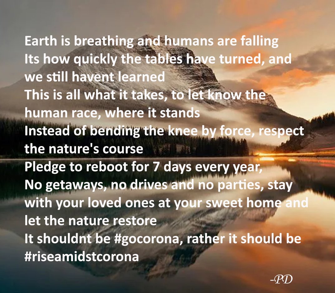 priyankd3's tweet photo. #FoodForThought #pledgeforplanet https://t.co/TYizqs0svo