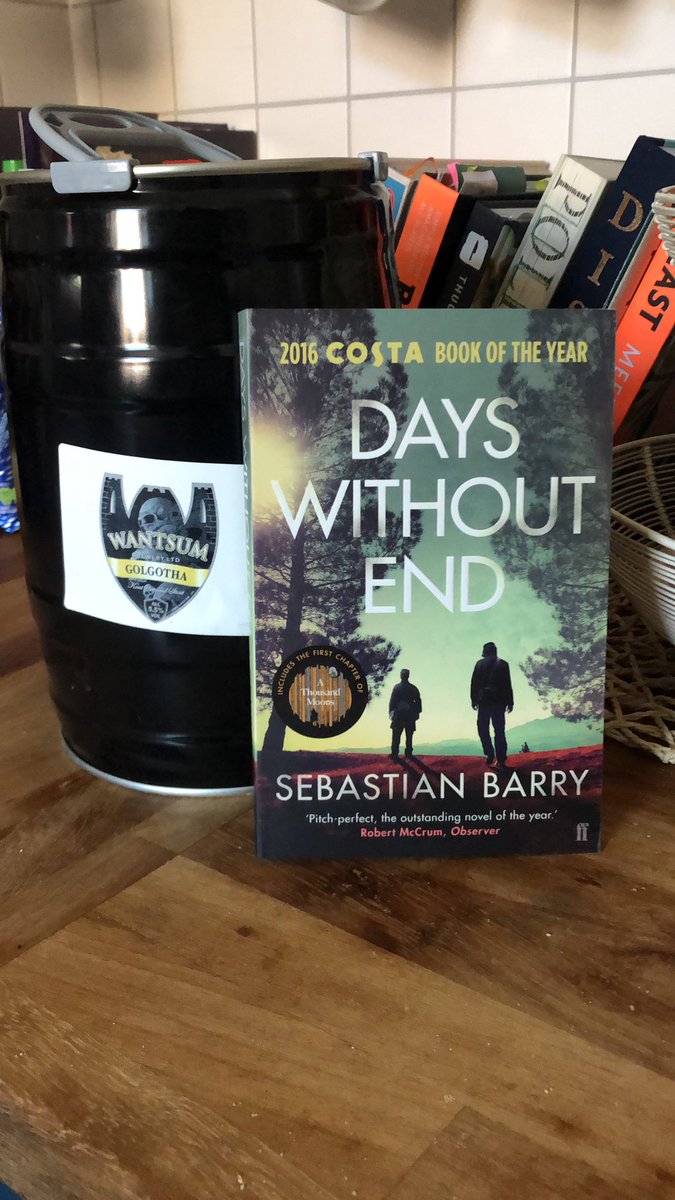 ColdharbourLib1's tweet photo. Sorted for the afternoon @WantsumBrewery1 #sebastianbarry #costabookoftheyear #dayswithoutend https://t.co/iyPzVZUJp1