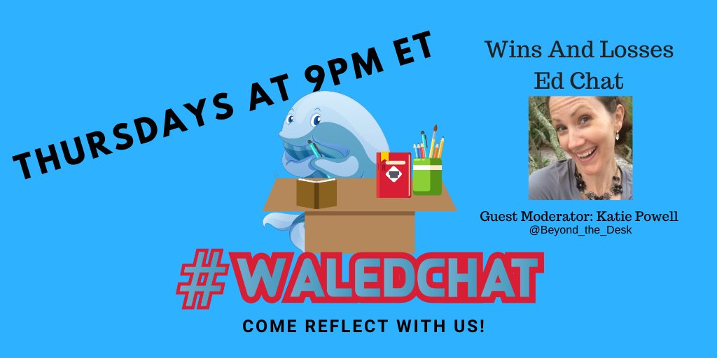 Hope to see you in #waledchat tomorrow! Here are the Qs from <a href="/Beyond_the_Desk/">Katie Powell</a>! docs.google.com/document/d/1Yv… <a href="/DesrosiersEryka/">Eryka Desrosiers</a> <a href="/iluveducating/">Alicia Ray</a>
<a href="/MrsHankinsClass/">Wendy Hankins</a>
<a href="/Toups_J/">Jerry Toups</a>
<a href="/Mr_Oldfield/">Derek Oldfield</a>
<a href="/trishgoosen/">Trish Goosen ∞</a>
<a href="/MissKRafferty/">Kristen Rafferty</a>
<a href="/LevineWrites/">Mark Levine</a>
<a href="/stacy_bigham/">Stacy Bigham</a>
<a href="/gdorn1/">Gretchen Dorn</a>
@wendytiedt
<a href="/peterdboland/">Peter D. Boland</a>