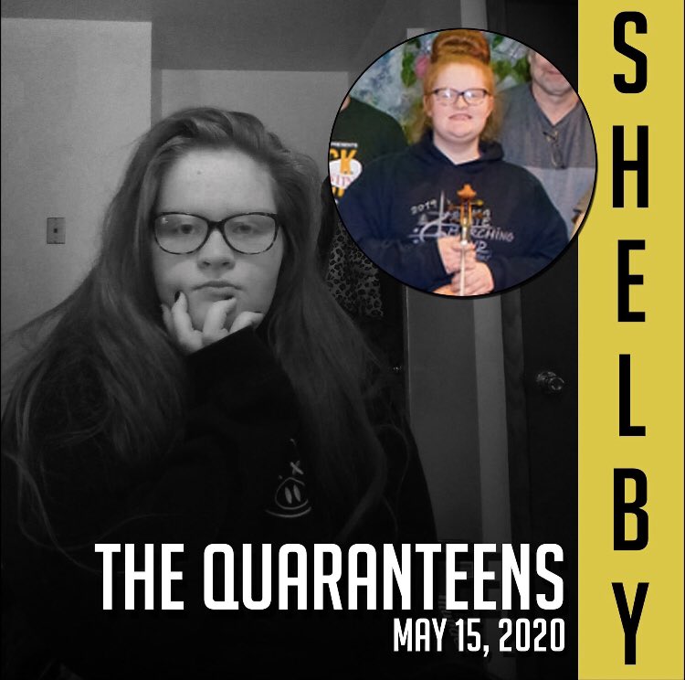 Junior Shelby Morgan was most recently in the pit for TUCK EVERLASTING and is one of our newly elected Thespian officers for the 2020-2021 school year. She is taking on the role of her life playing "Shelby" in THE QUARANTEENS.

smhstheatre.org/the-quaranteens