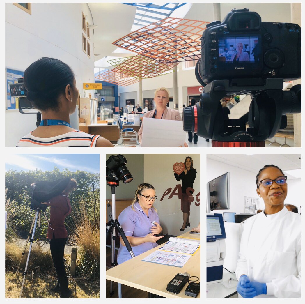 Over the last few weeks when we haven’t been donning our PPE seeing patients on the wards; we’ve been out creating information videos and posters to help inform our staff and patients of changes currently happening within @BHR_hospitals #teambhr