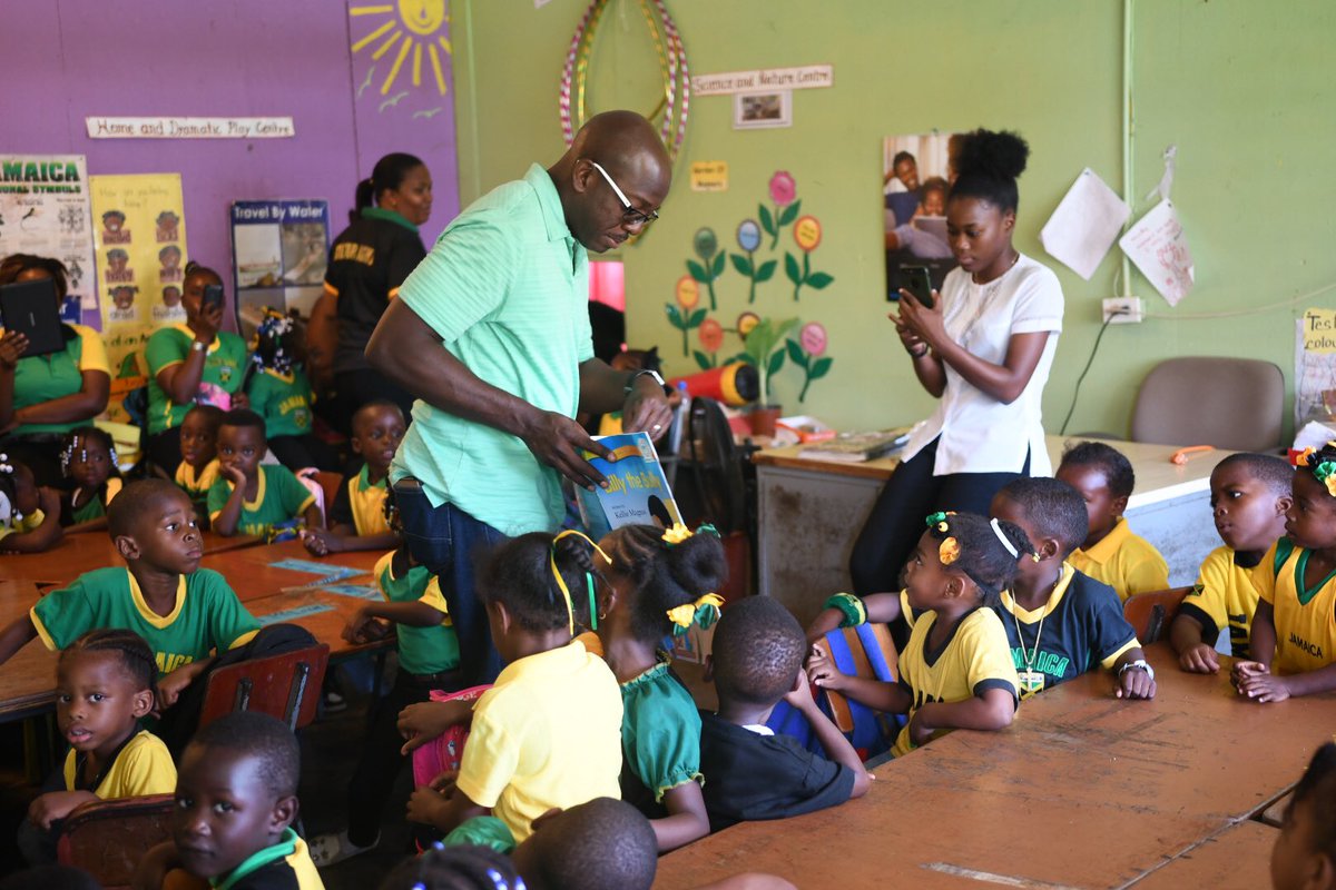 pcharlesjr's tweet photo. “Reading is dreaming with the eyes open; it expands the mind and the imagination” ~Unknown 

Today, we observe the significance of reading and literacy among our children. Encourage and engage them in the importance and joys of reading. 
#ReadAcrossJamaicaDay 🇯🇲 https://t.co/5bnt5kY2oa