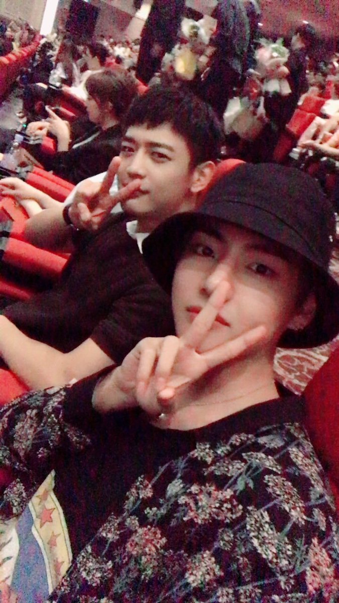 When Taehyung & Minho went to show their support to Seojoon during one of his movie premier 