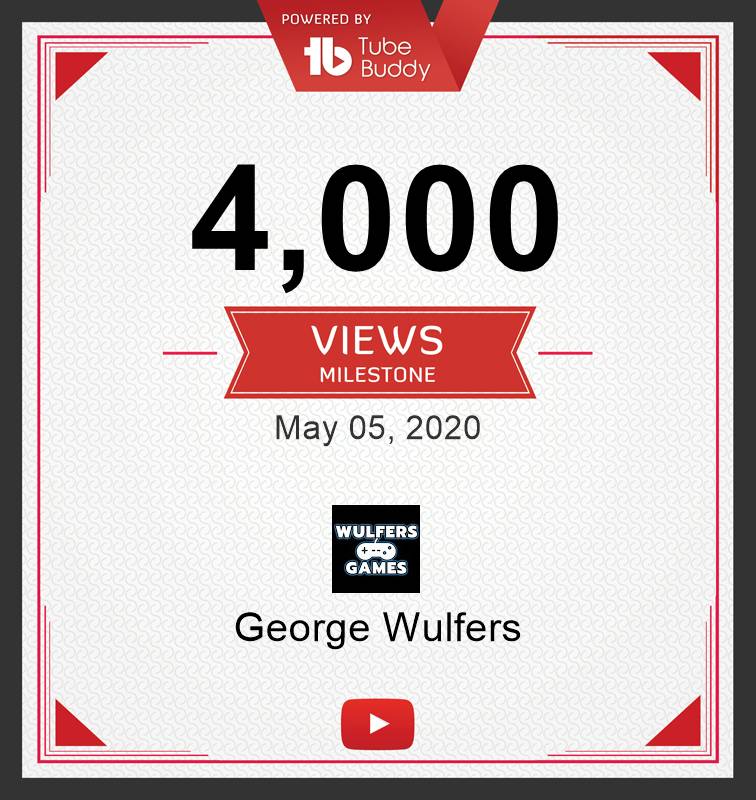 WulfersG's tweet image. We have reached a new milestone! Thank you all for your support! I really appreciate it. 😁
#wulfersgames #tubebuddy #programmingtutorials #gamedev #ganedevtutorials