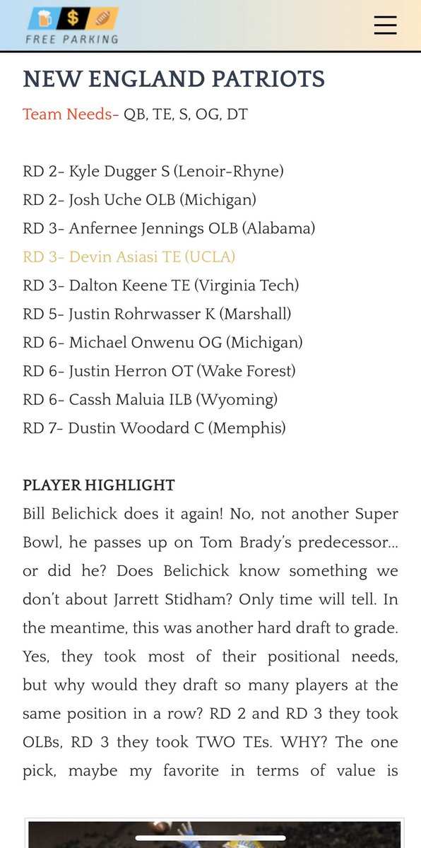 Here’s some breakdowns, now head to FreeParkingPod.com/blog to check the final grades! 📓📖✏️

#SteelerNation how we feeling about #Claypool?!