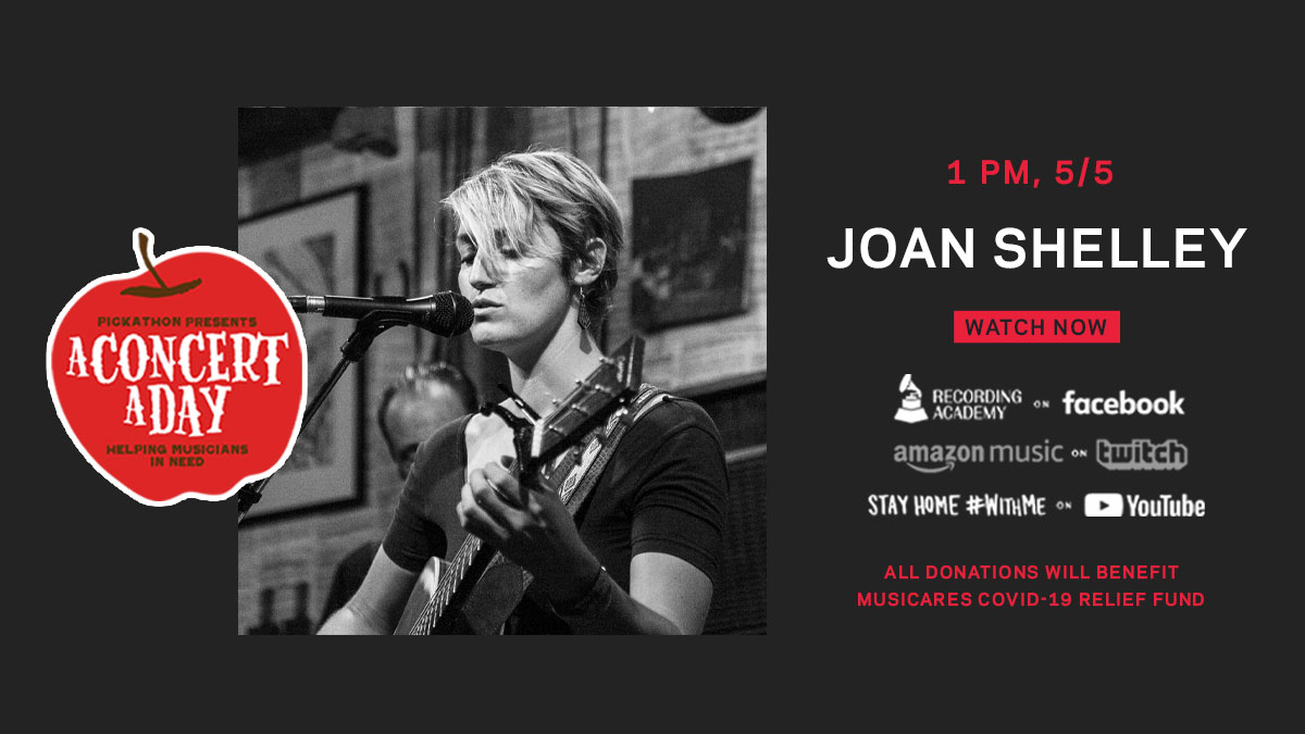 WATCH AT 1PM PT: @pickathon presents folk song-weaver Joan Shelley (@JoanShelley) for #AConcertADay. 🎵 Watch on our Facebook page: grm.my/2ymj5YD

 All donations will benefit @MusiCares #COVID19 Relief Fund. ❤️ #MusiCaresForUs