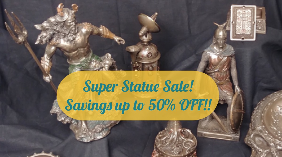 museumreplicas's tweet photo. Get super statue savings of up to 50% OFF during our Super Statue Sale! Now until the end of May you can score great deals on statues, trinket boxes, plaques and more! Supplies are limited so be sure to see these deals before they're gone!
https://t.co/PsjmdLAEMV https://t.co/L81DHhIsFr