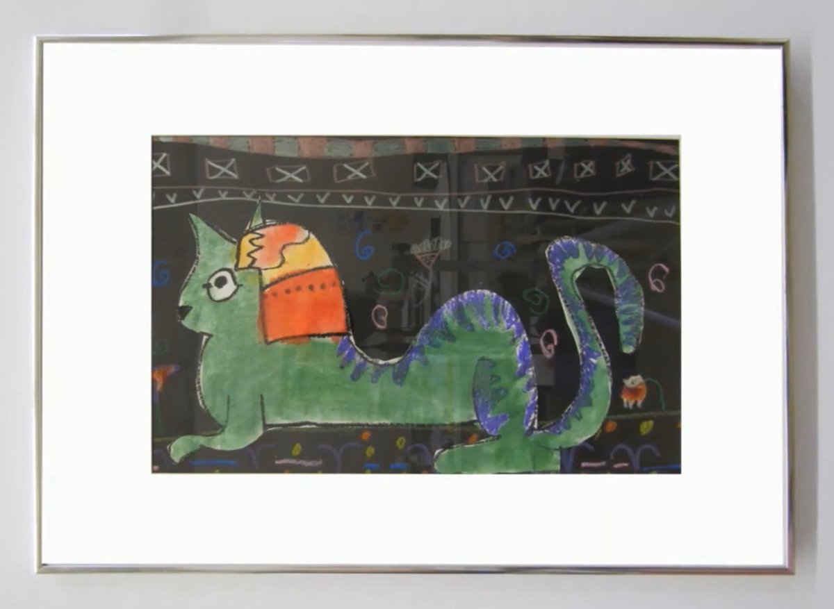 PelicansCreate's tweet photo. Shout out to our @sweetwaterVCPS artist for her Egyptian Cat featured in the Volusia Creates Exhibition at @MOASdaytona! The virtual show is available for viewing now at https://t.co/GLhDrbbMXV https://t.co/FJlmstBgMY