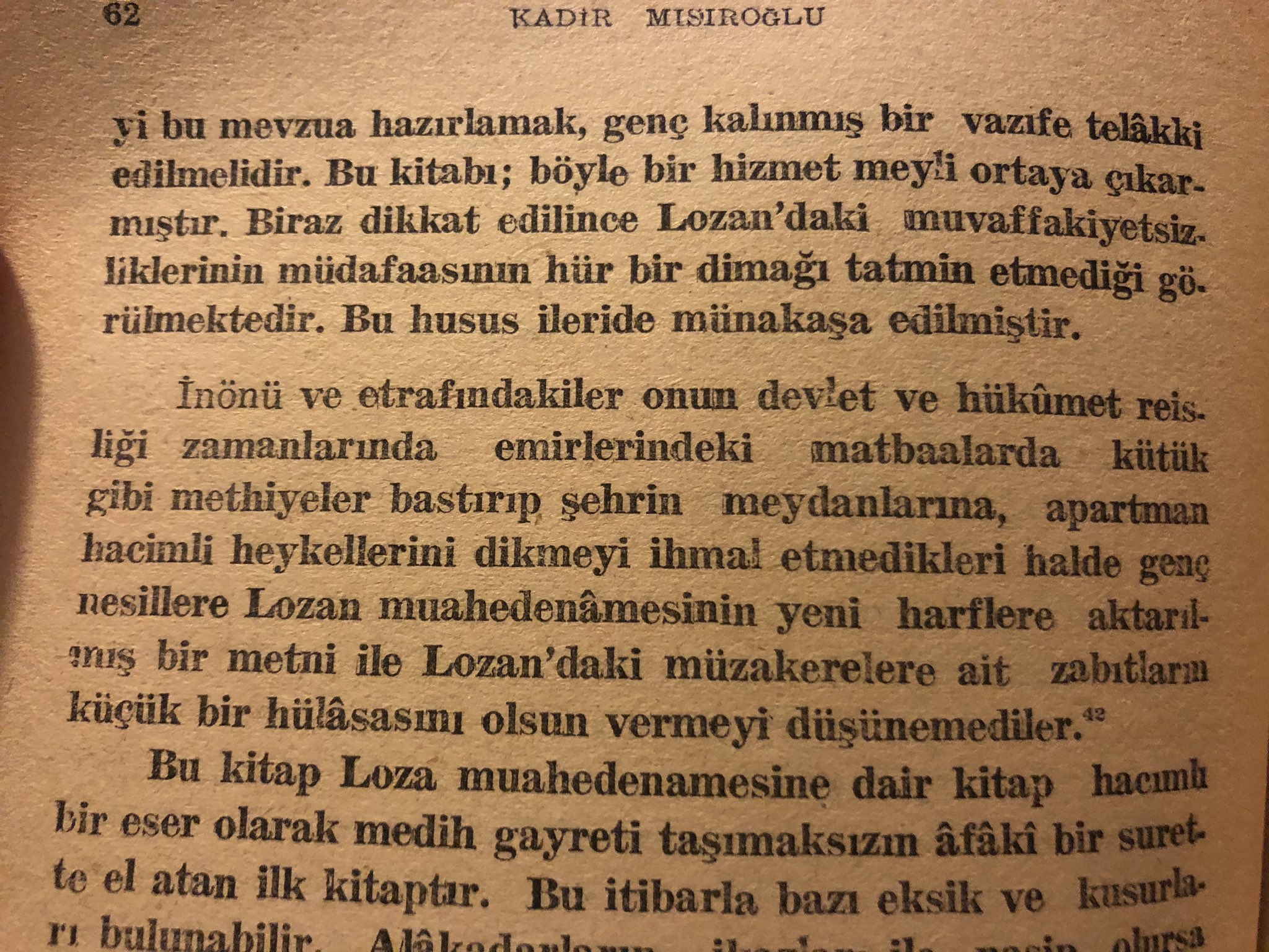 Lozan Zafer Mi Hezimet Mi C 1 Kadir Misiroglu