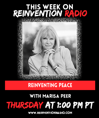 steveolsher's tweet photo. Join us Thursday 1pm: Marisa Peer is Reinventing Peace on Reinvention Radio. Marisa shares as the founder of the I am enough movement, it's not what happens to you, its how you feel about it 

Listen Here: https://t.co/6ldYLrhv1r  

#ReinventionRadio #Peace #MarisaPeer #RRCrew https://t.co/qhiSlpwt2A