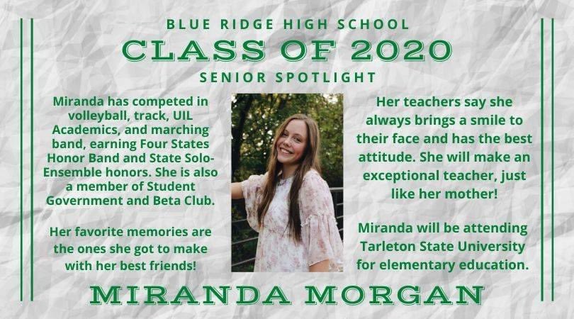 brhs_tigers's tweet photo. Miranda's list of accomplishments have helped her earn the titles of 2019 Homecoming Queen and 2020 Miss BRHS, but the staff and students of BRISD will say it's because of her compassionate soul and service to others. Congratulations and best wishes to you, Miranda! #BRISDpride https://t.co/m1z7AAe95z
