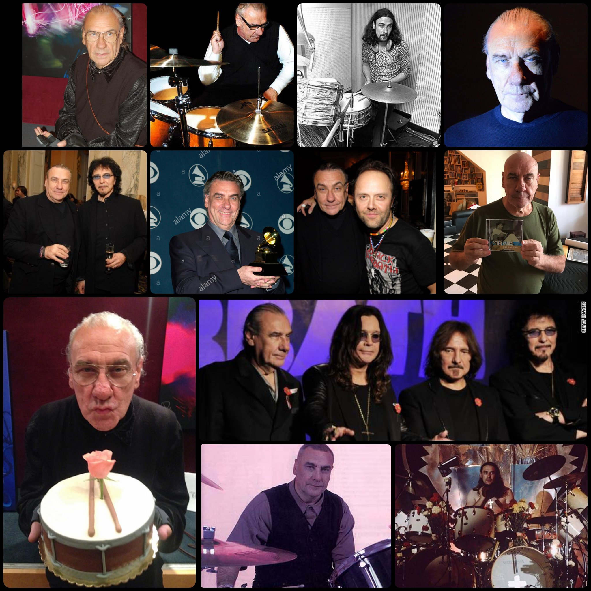 *BLACK  SABBATH* (William Thomas Ward) Happy 72st  birthday Bill Ward*      