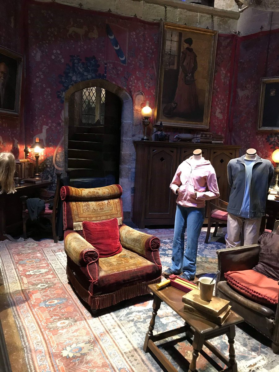 La salle commune de Gryffondor et la cheminée là où Sirius va apparaître pour parler à Harry #HarryPotter