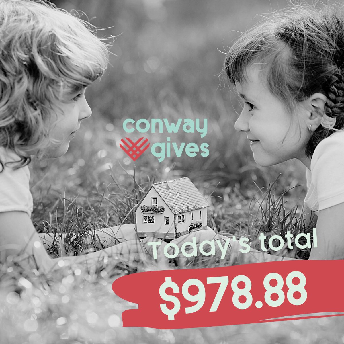 ConwayGives's tweet photo. We can do this #ConwayArkansas. We've almost hit the $1000 dollar mark. Every $1 you give turns in to $2 because of a $5000 matching donor. Help 100 local families stay in their homes. #Give #NeighborsHelpingNeighbors #GivingTuesdayNow https://t.co/FmEZ3TEvZb