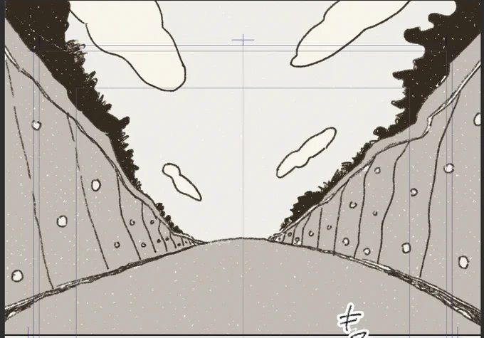 明日の朝からちょっとずつマンガあげます。
ロボットが短い旅をする物語。 