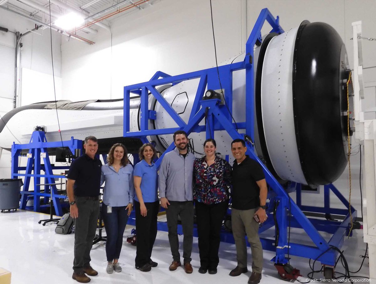 SierraNevCorp's tweet photo. We had a very successful demonstration with @NASA! Now, we have a better idea how to design our vehicle &amp; conduct operations to best meet the needs of the @NASA_Astronauts on board. Thanks for following along! https://t.co/sSWYsECCFx