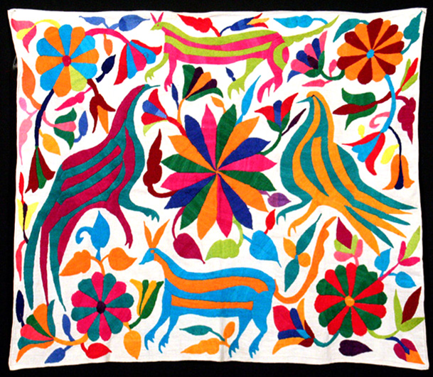 MSUMuseum's tweet photo. Thanks for the ring @msubroad! In honor of #CincoDeMayo we are keeping #MuseumTelephone going with an embroidered wall-hanging from Mexico held in the MSU Museum's collection. Ring, ring! We are calling on @GRMuseum to keep the call going! ๐ https://t.co/4vJ9KwW04c