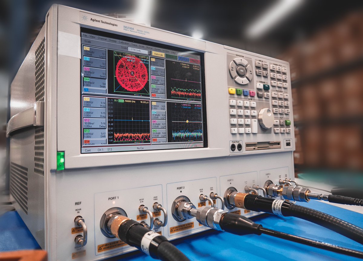cdmincorporated's tweet photo. CDM’s extensive RF testing capabilities include Time Domain/Time Delay, Insertion Loss and Phase Matching – all here at our Turnersville, NJ quality lab! #TestingTuesday #RFTesting #TimeDomain #TimeDelay #InsertionLoss #VSWR #RFCables #RFJumpers #ECAS #ISO #AS9100D https://t.co/s9JBHhEIyH