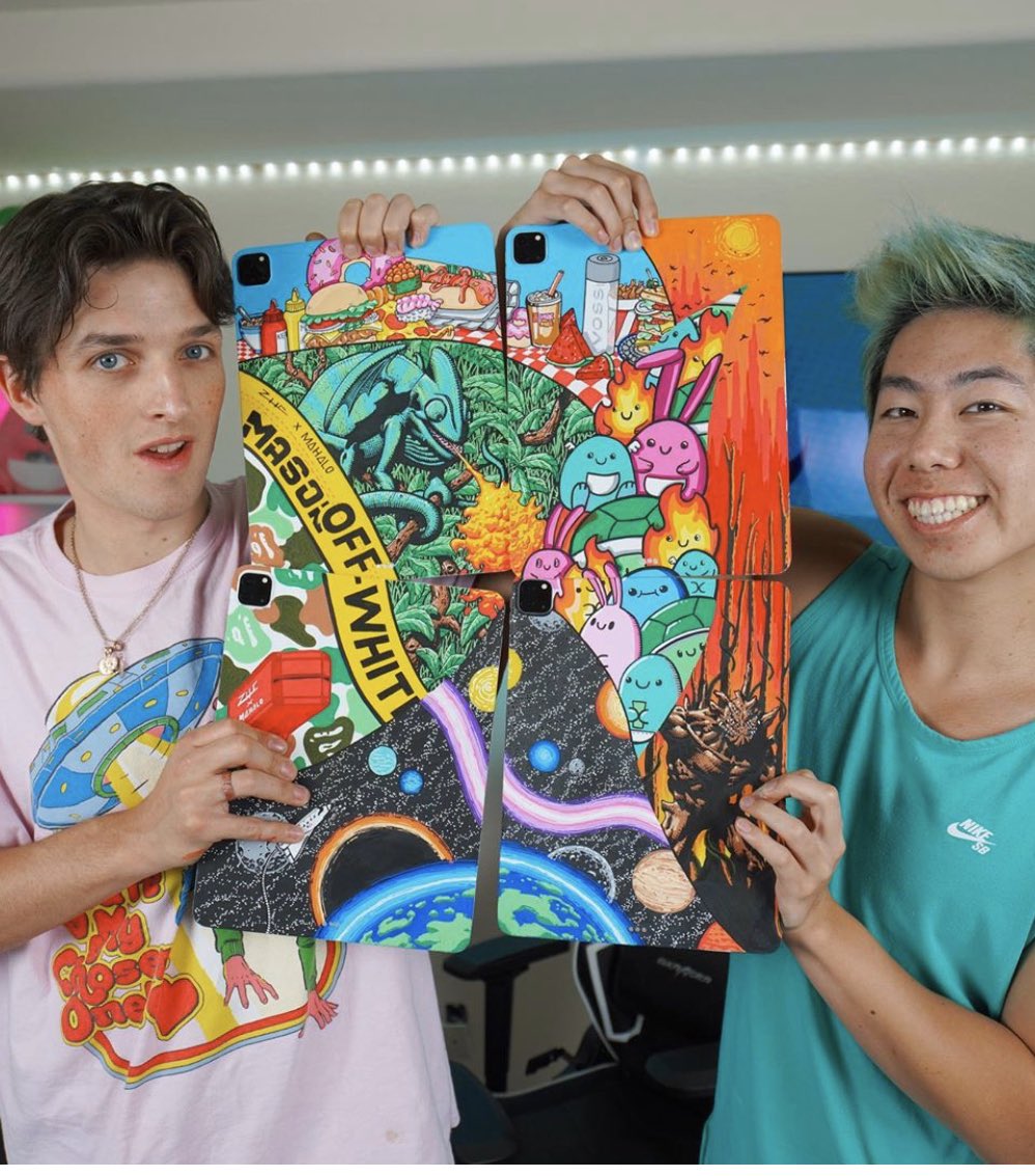 theleomahalo's tweet image. Custom iPad Pro challenge! (We just posted!!) 🔥 #zhc #leomahalo youtu.be/bCrYGsWoppQ