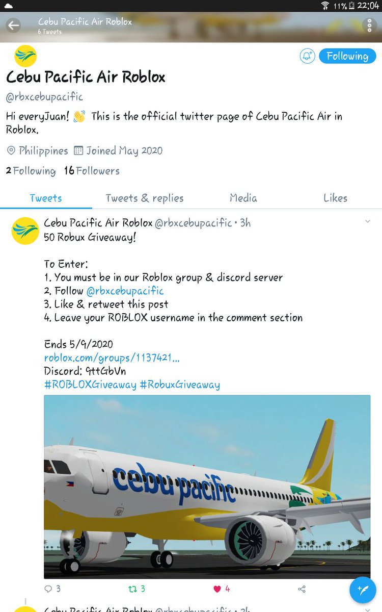 Cebu Pacific Air Roblox On Twitter 50 Robux Giveaway To Enter - 50 robux image