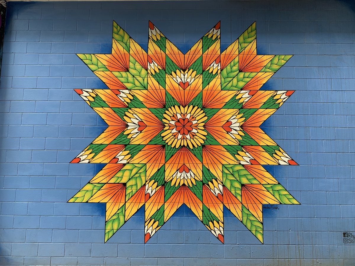 PostcardJar's tweet photo. A6. Another way to spend a day is to explore @bismancvb and check out the murals downtown. #nttw20 #MWTravelChat @NorthDakota https://t.co/NI0jYiibFE