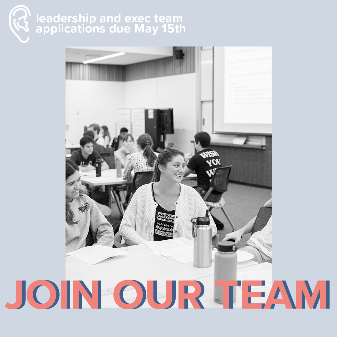 Our leadership team application is now LIVE! bit.ly/WeListenApp2020 (due May 15th @ 11:59pm)
The current political landscape is challenging &amp; the world is facing unbeknown challenges, but we invite you to be a part of the solution. Let’s talk about a bipartisan approach!