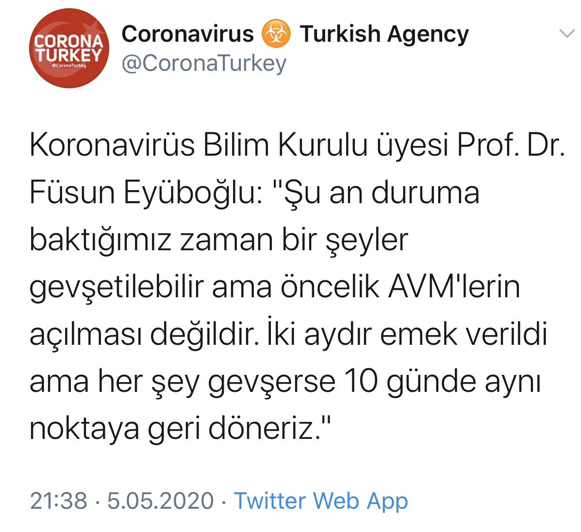 CaKizil's tweet photo. Bilim kurulu üyeleri açıktan söyleyemiyor belli ki ama durum net: “normalleşme” söyleminin altında yaşama geçecek uygulamalar maalesef en çok virüsün işine yarar. https://t.co/LAf98AGIGc