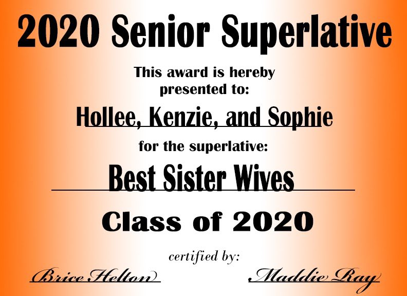 Senior Superlatives tweet media