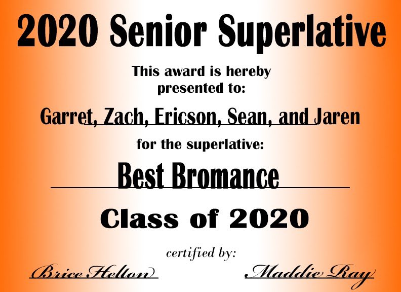 Senior Superlatives tweet media