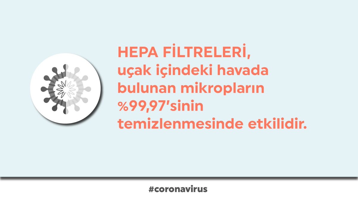 BilalEksiTHY's tweet photo. ✈️🇹🇷

✅Uçak içindeki hava AMELİYATHANE kalitesinde  temizdir.

✅Uçak içi hava, saatte 20 kere yenilenir.

✅ Uçakta kullanılan HEPA (Yüksek Etkinlikte Partikül Yakalayıcı) filtreleri havadaki parçacıkların %99,97'sini tutabilmektedir.
 
#THY
#YenidenGöklerde
#basaracağız https://t.co/jXol9HI29w