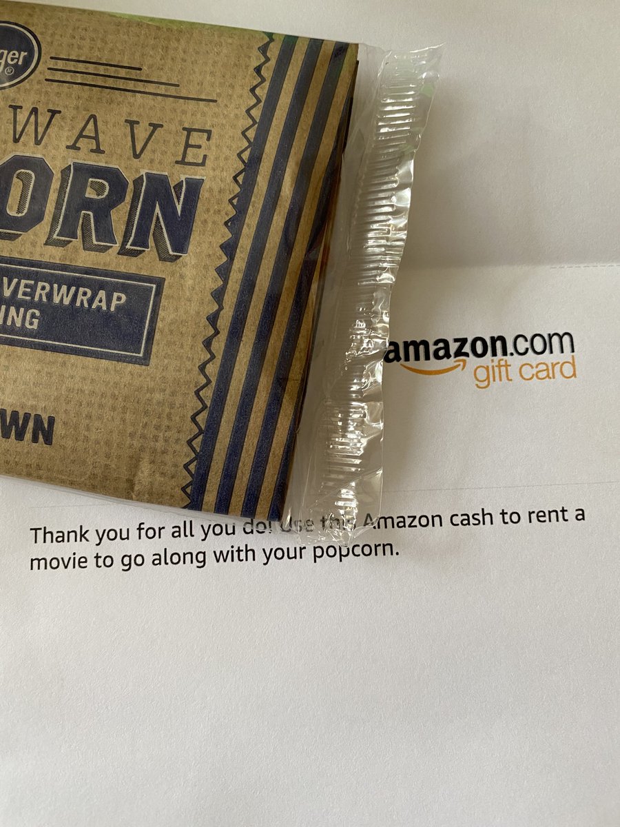 Thanks so much ⁦<a href="/ChrisLAtkinson/">Chris Atkinson</a>⁩  and ⁦<a href="/MrsBillmanCTE/">Amanda Billman</a>⁩!! Perfect teacher appreciation Tuesday gift for quarantined family!!