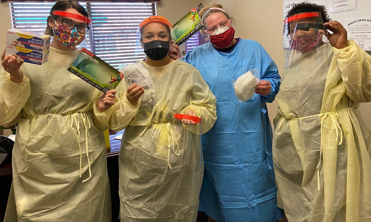 Masks4DocsNWO's tweet photo. 100 kN95’s delivered today! We have been coordinating with @GetMePPEchi to distribute masks on behalf of @getusppe . Our partners are amazing! @MasksForDocs #GetUsPPE #UTMaskDrive #Masks4OH https://t.co/GiE6VAuaJi
