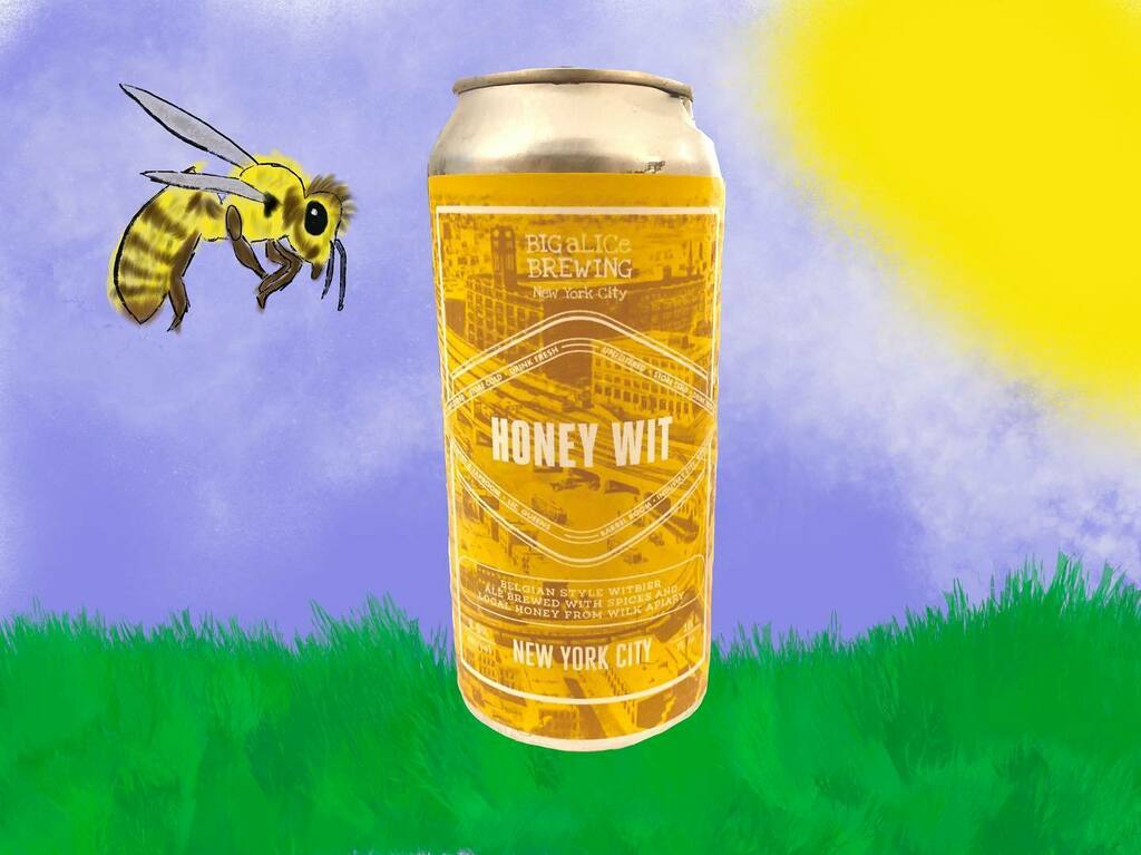 I’m abuzz over this new batch of <a href="/bigalicebrewing/">Big aLICe Brewing</a> Honey Wit, our production crew dialed this beer in and it’s absolutely delightful.  An homage to <a href="/allagashbrewing/">Allagash Brewing Co</a>  White, and brewed with local honey from <a href="/wilkapiary/">beekeeper</a>.  The <a href="/procreate/">Procreate</a> Beer Project continu… instagr.am/p/B_0VootJFKw/