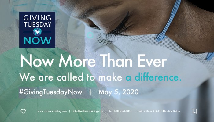 Biz_Rainmaker's tweet photo. In support of #GivingTuesdayNow, our agency, @AidenMarketing is shining a light on 10 non-profits &amp; businesses that do good in their community.  https://t.co/Bk1rTYWKhD

#StrongerTogether #MakeADifference #GiveBack #NonProfits #SupportSmallBiz #ClientSpotlight #AidenMarketing https://t.co/Taovb52oK9