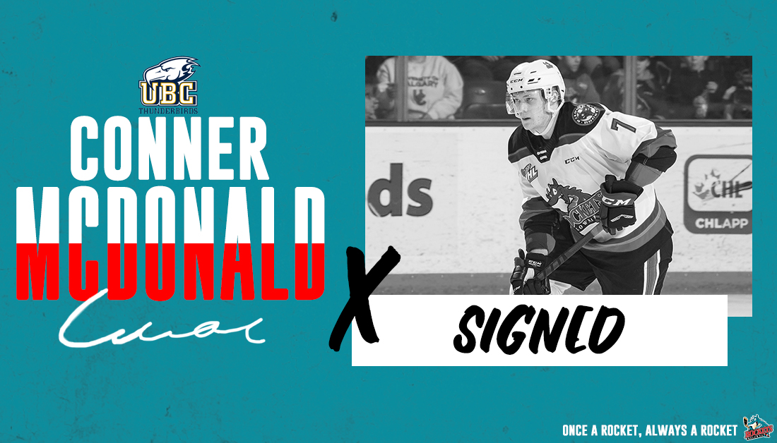 Conner McDonald will continue his hockey career with the <a href="/ubctbirds/">UBC Thunderbirds</a> while pursuing an education next season. 

Details ➡️ bit.ly/2L4vbZa