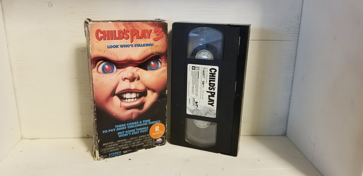 Great new movies up in the #etsy shop: Child's Play 3 - 1991 - VHS. 
 And so much more.  etsy.me/2W6ukgD #childsplayseries #horrorvhs #bmovieclassic #cultmovie #chuckydoll #slasherflick #eviltoy #sequelseries #creaturefeature