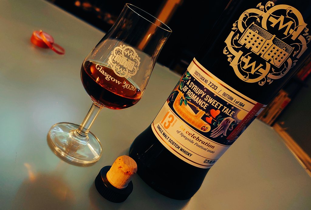 SpiritAndWood's tweet photo. Were I at @spirit_speyside I'd have fulfilled my annual tradition of acquiring and immediately opening and sharing my choice of @SMWSUK festival release - so I'm grateful to have acquired this stunning Longmorn and I'm raising this glass to the #dram20 that never was. Sláinte 🥃 https://t.co/O7mBB9hdsN